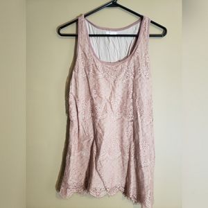 CLOSET CLOSING! Lace Tank Top